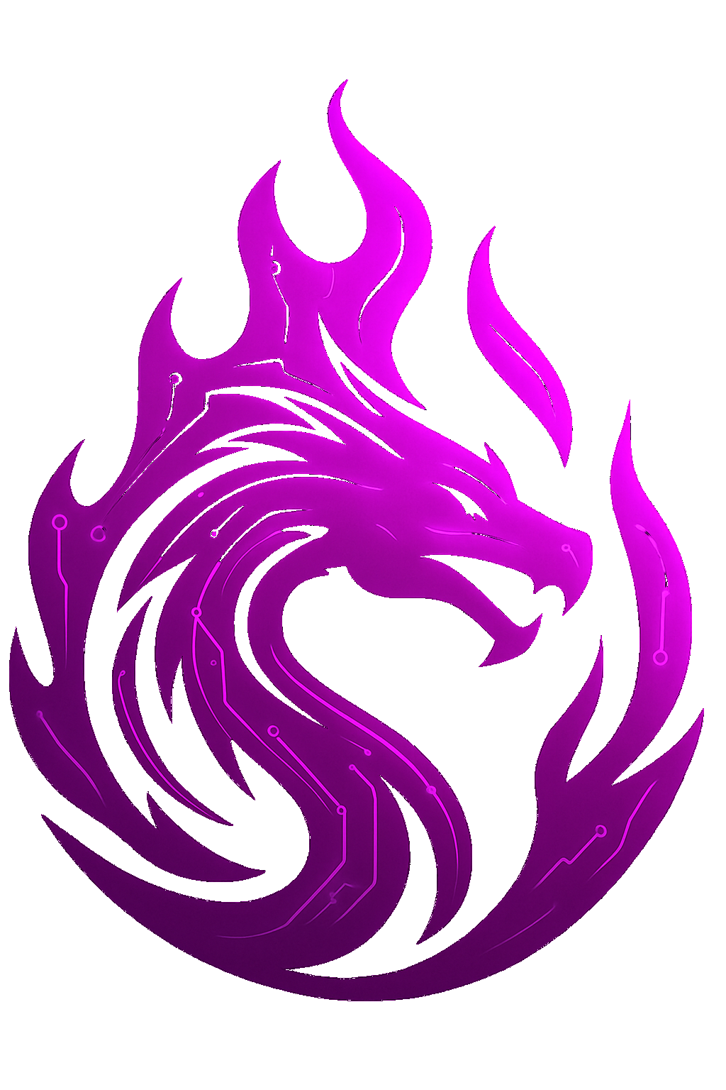 Accessible AI Dragon Logo